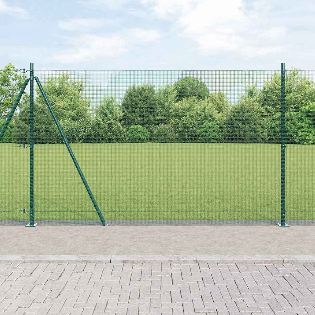 Zavareno žičano ogradno mreža s betonskom podlogom 10 x 1,6 m