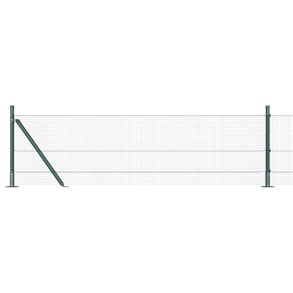 Zavareno žičano ogradno mreža s betonskom podlogom 25 x 0,4 m