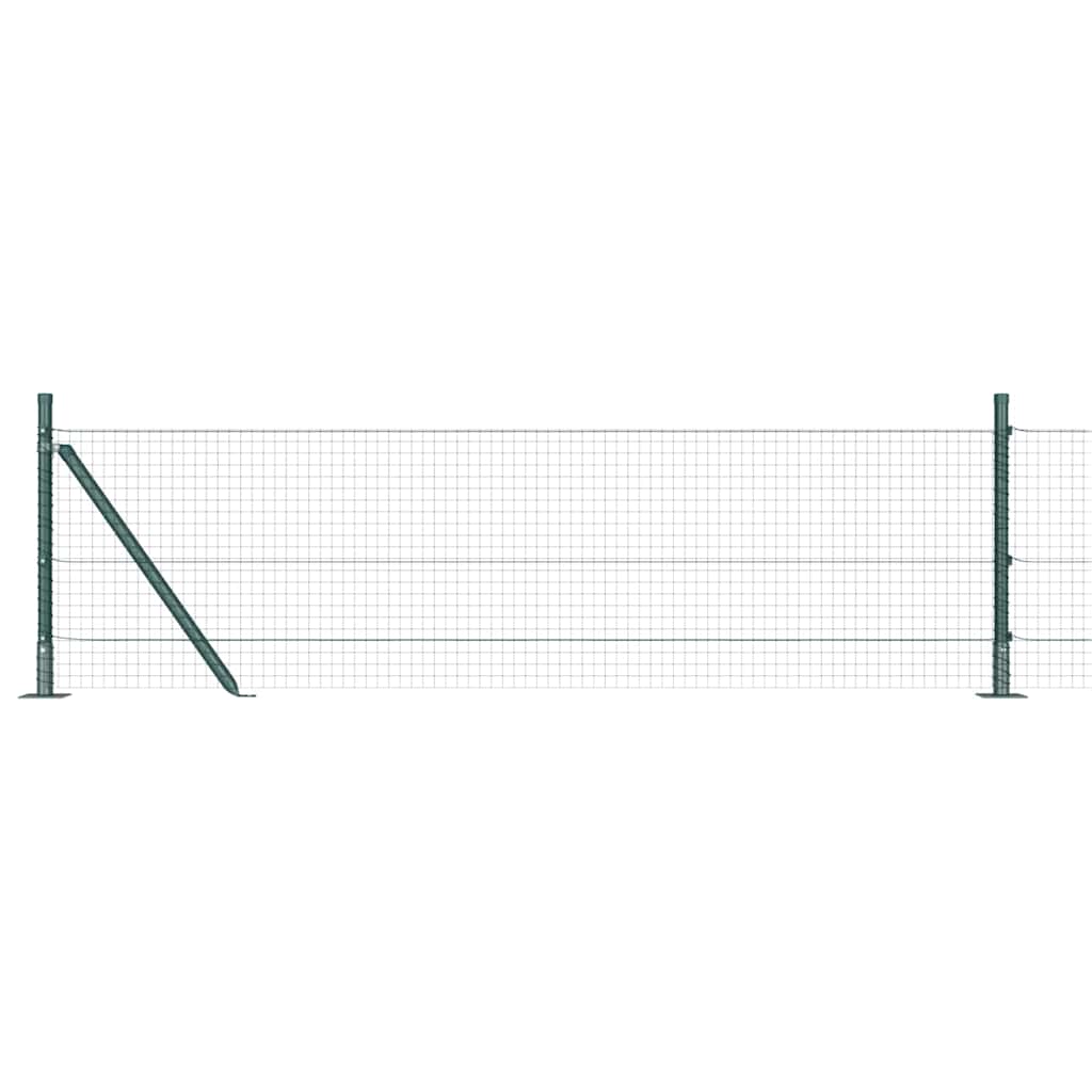 Zavareno žičano ogradno mreža s betonskom podlogom 25 x 0,6 m