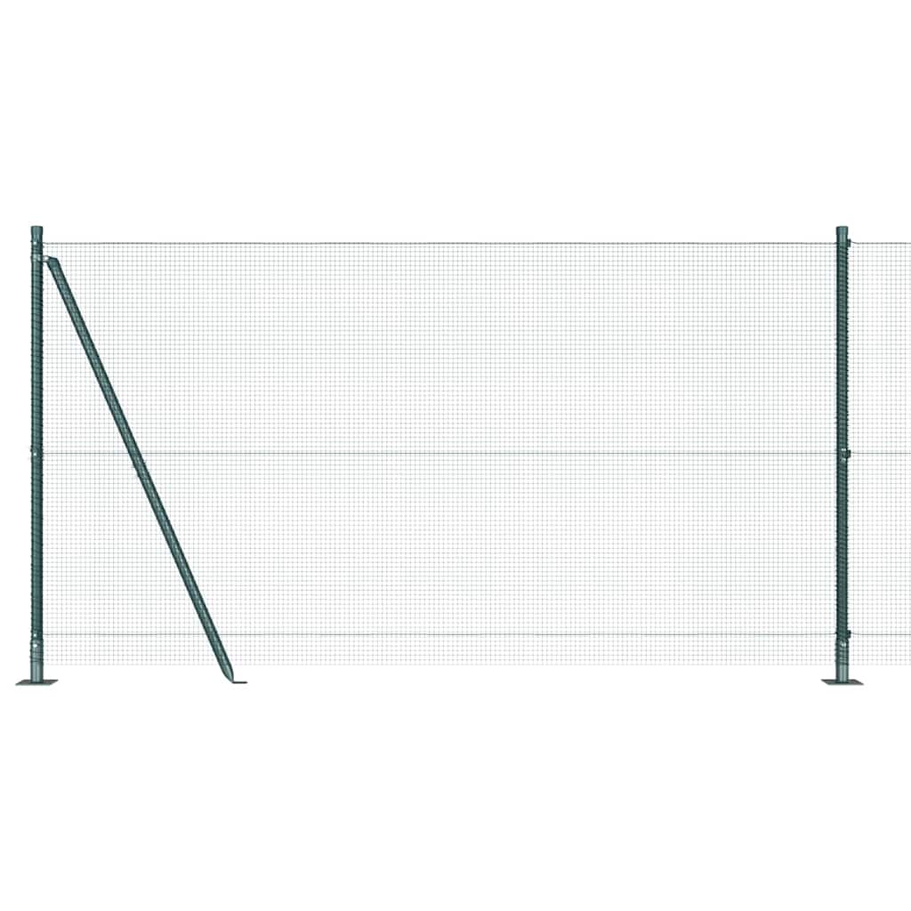 Zavareno žičano ogradno mreža s betonskom podlogom 50 x 1,2 m