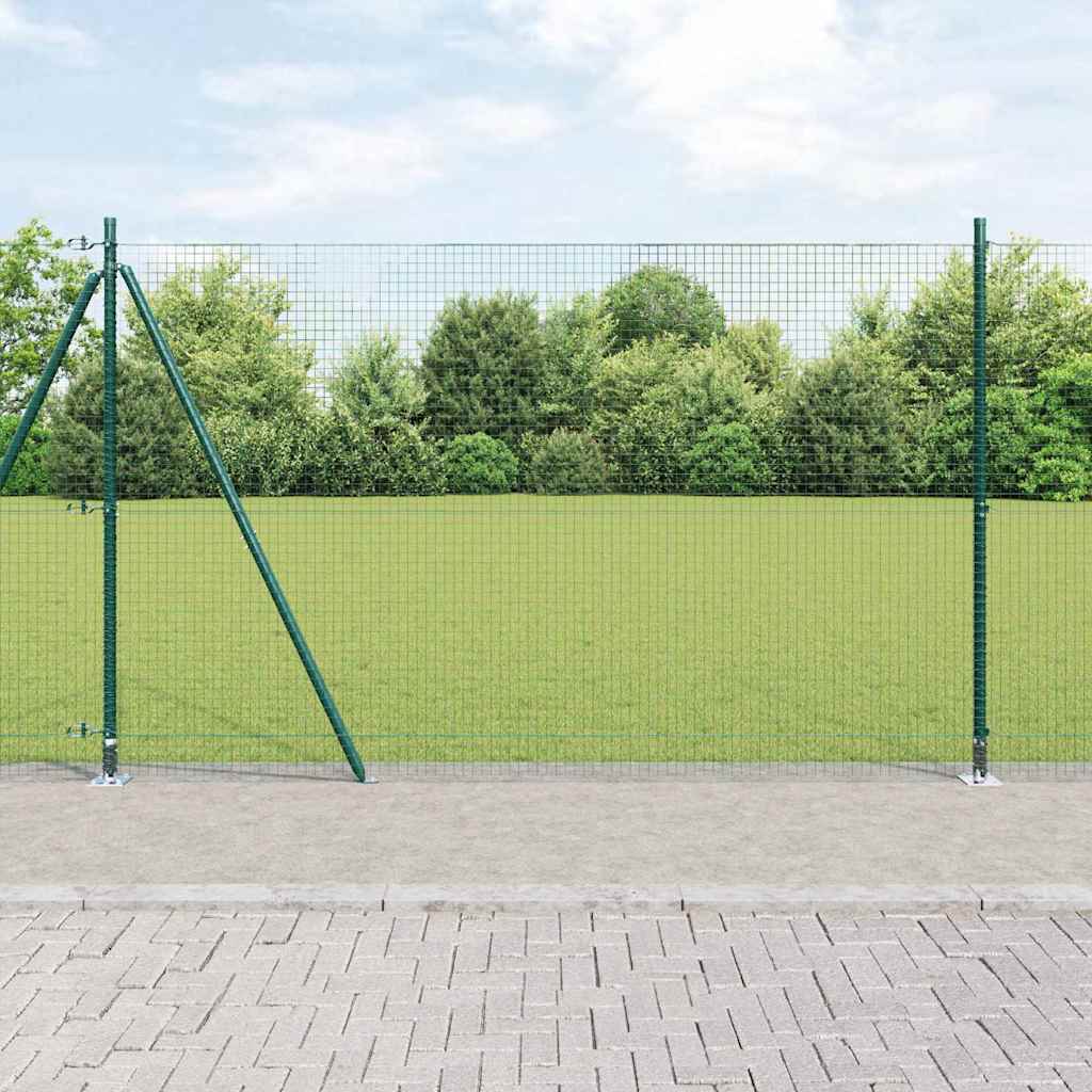Zavareno žičano ogradno mreža s betonskom podlogom 50 x 1,4 m