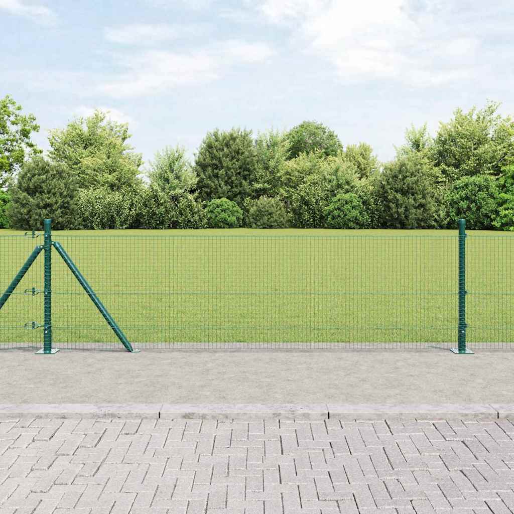 Zavareno žičano ogradno mreža s betonskom podlogom 100 x 0,5 m