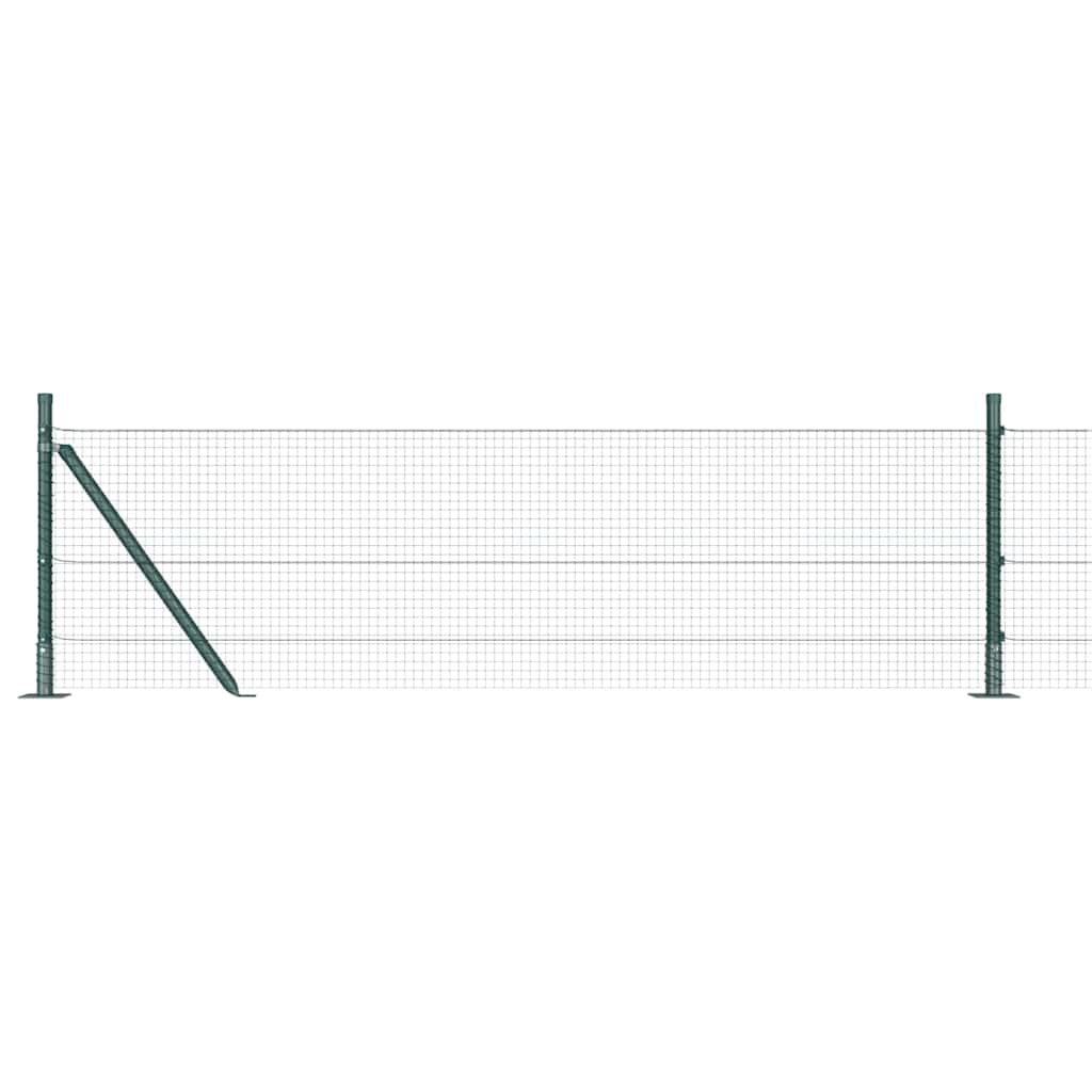 Zavareno žičano ogradno mreža s betonskom podlogom 100 x 0,6 m
