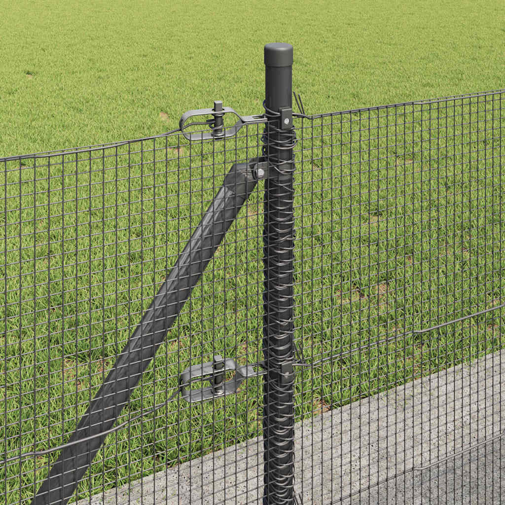 Zavareno žičano ogradno mreža s betonskom podlogom 10 x 0,4 m