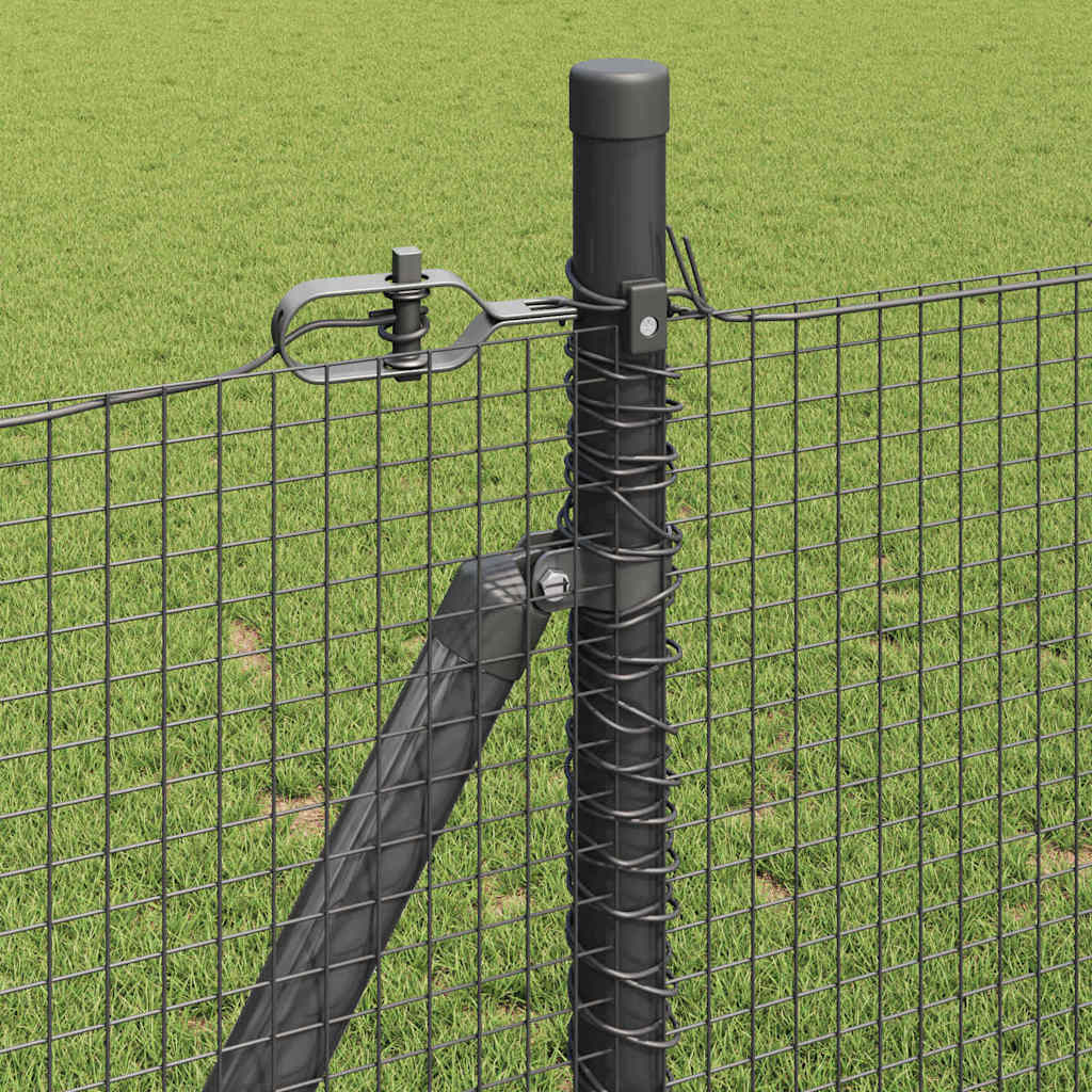 Zavareno žičano ogradno mreža s betonskom podlogom 10 x 1 m