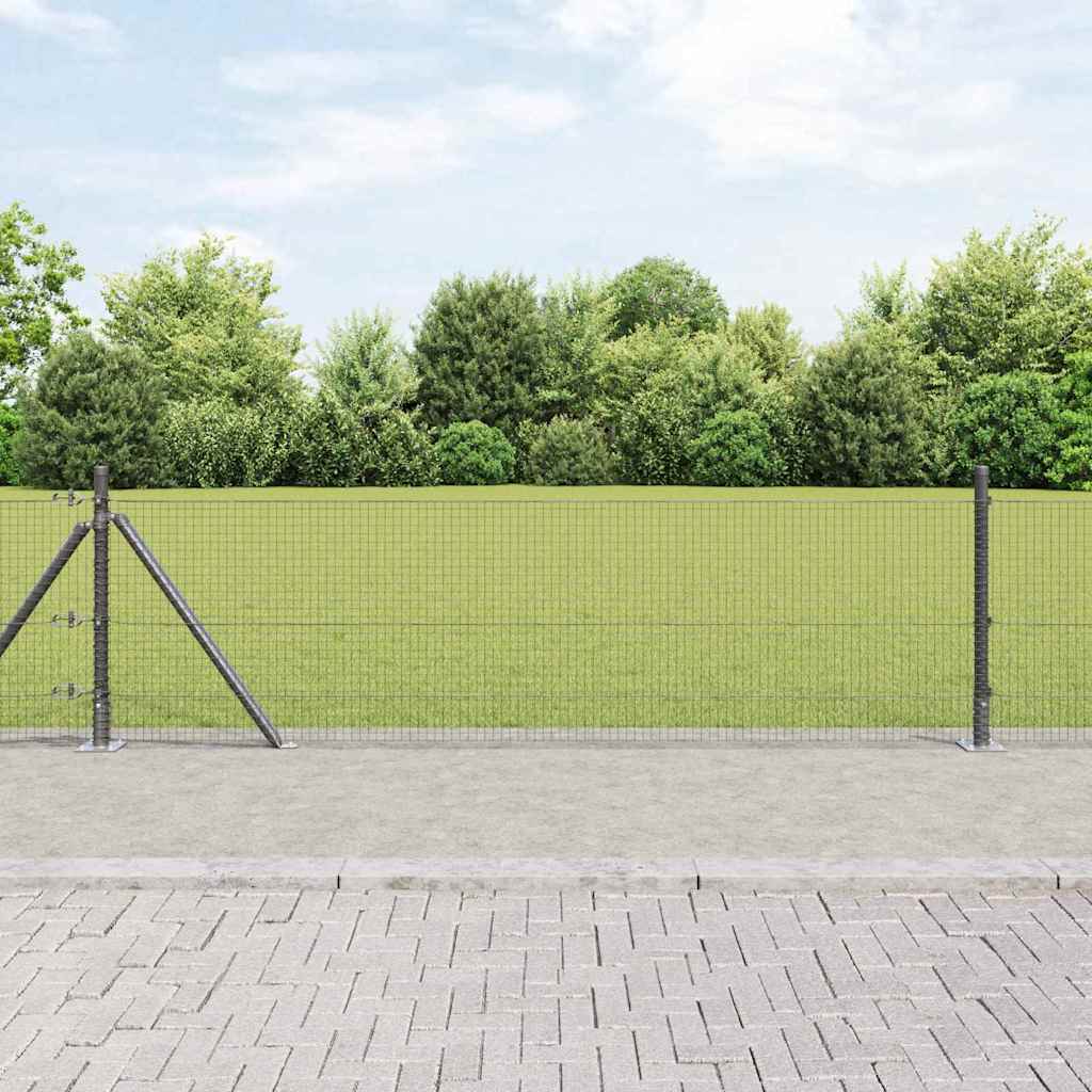 Zavareno žičano ogradno mreža s betonskom podlogom 50 x 0,4 m
