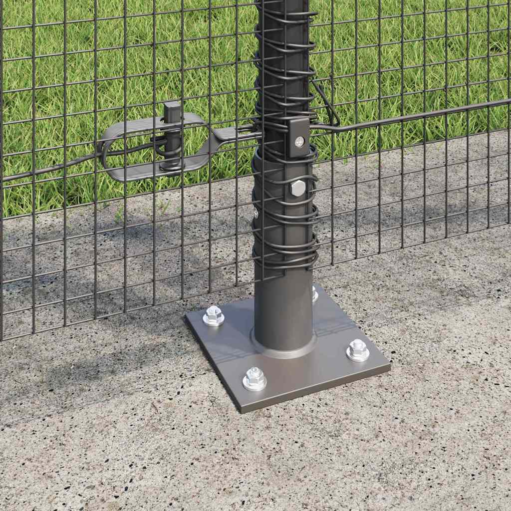 Zavareno žičano ogradno mreža s betonskom podlogom 50 x 1,2 m