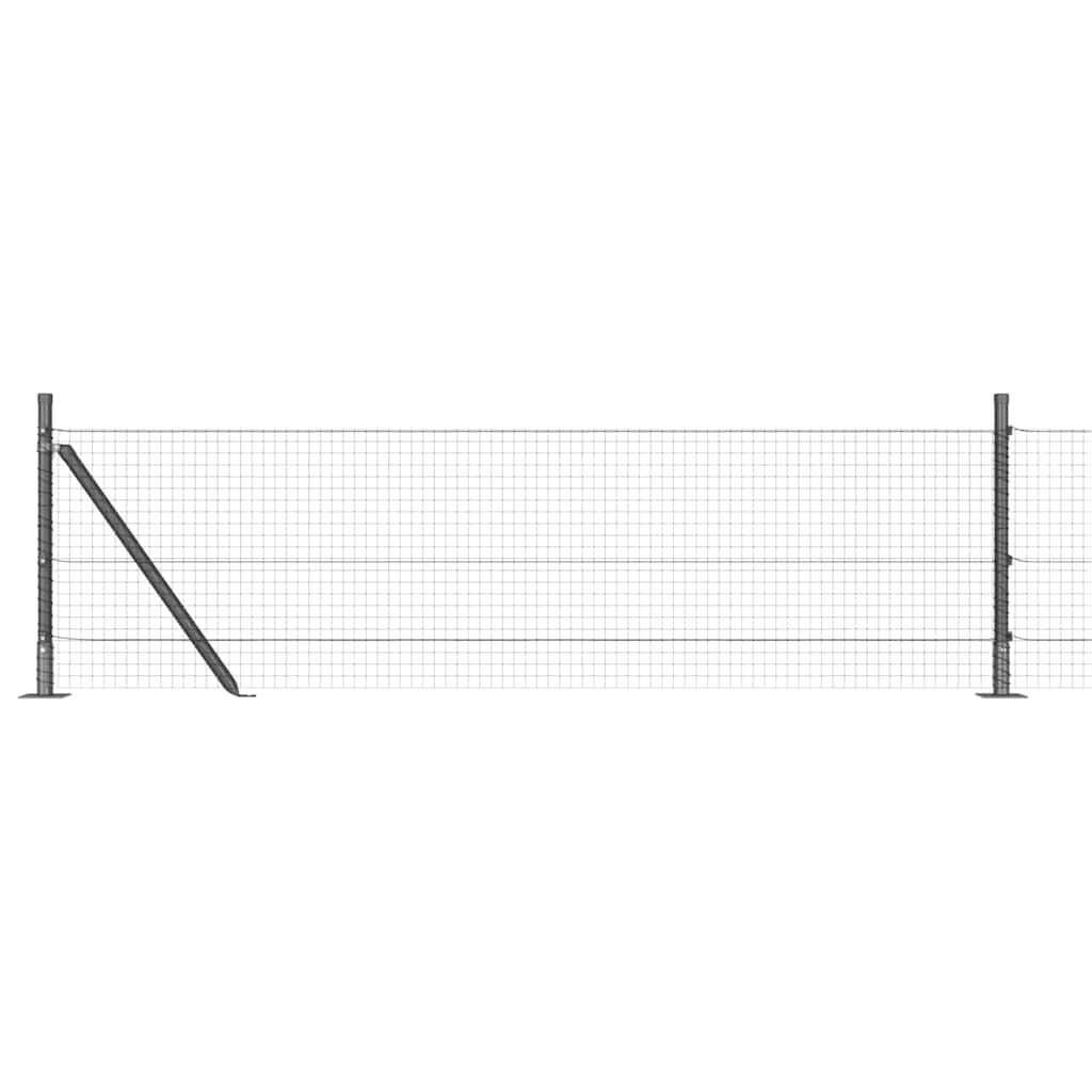 Zavareno žičano ogradno mreža s betonskom podlogom 100 x 0,4 m