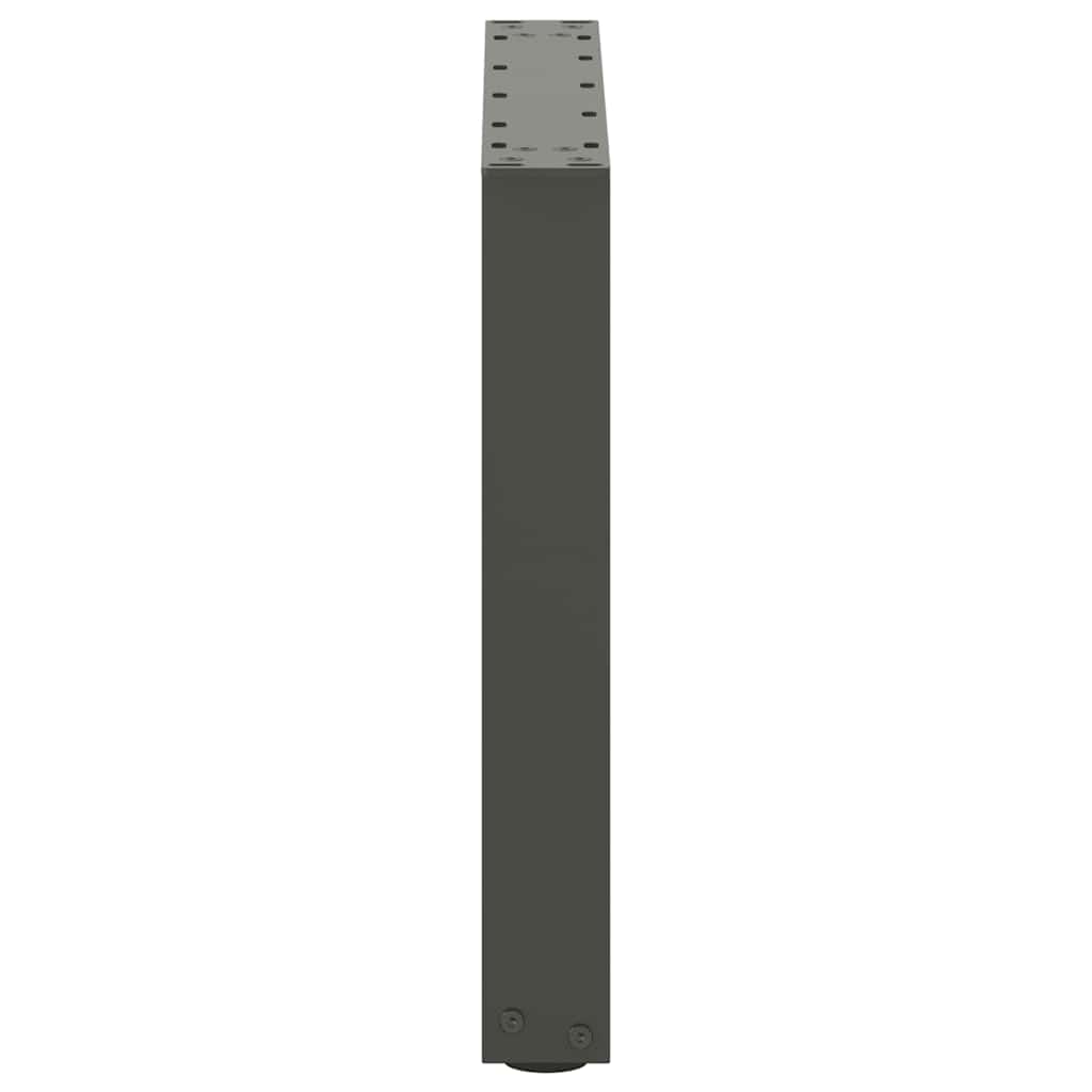 Noge za klub stolić U-oblik 2 kom antracit 50 x (42-43) cm čelik