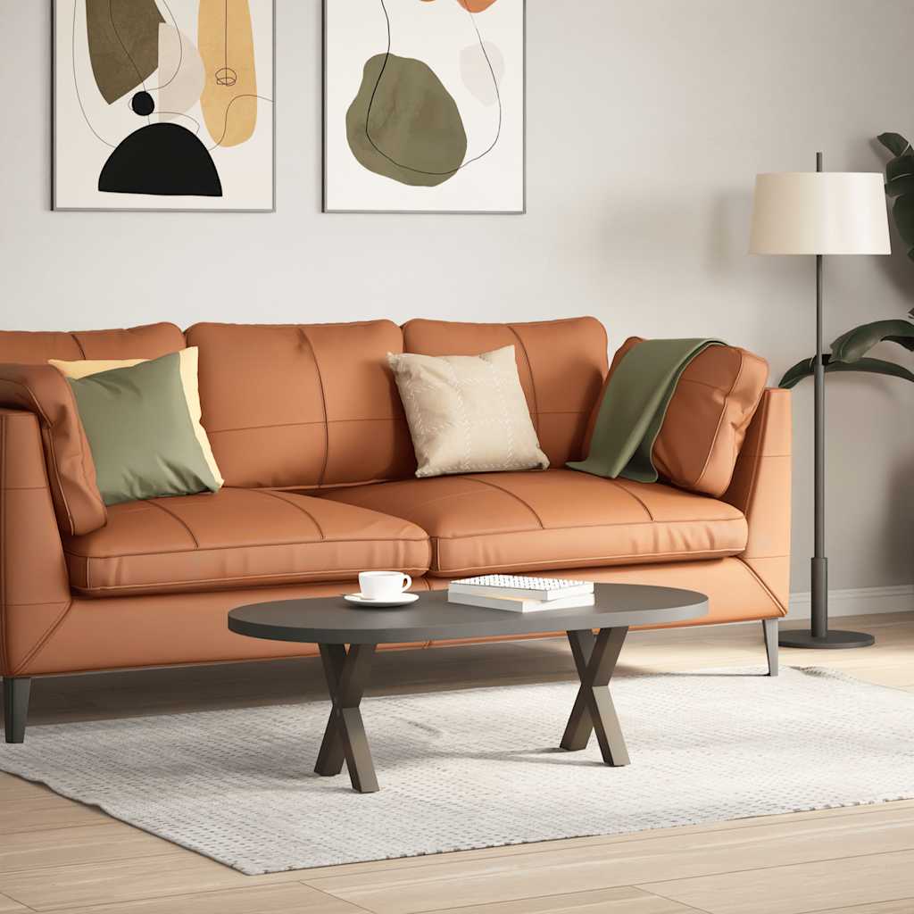 Noge za klub stolić u obliku slova X, 2 kom, prirodni čelik, 30 x (30-31) cm, čelik