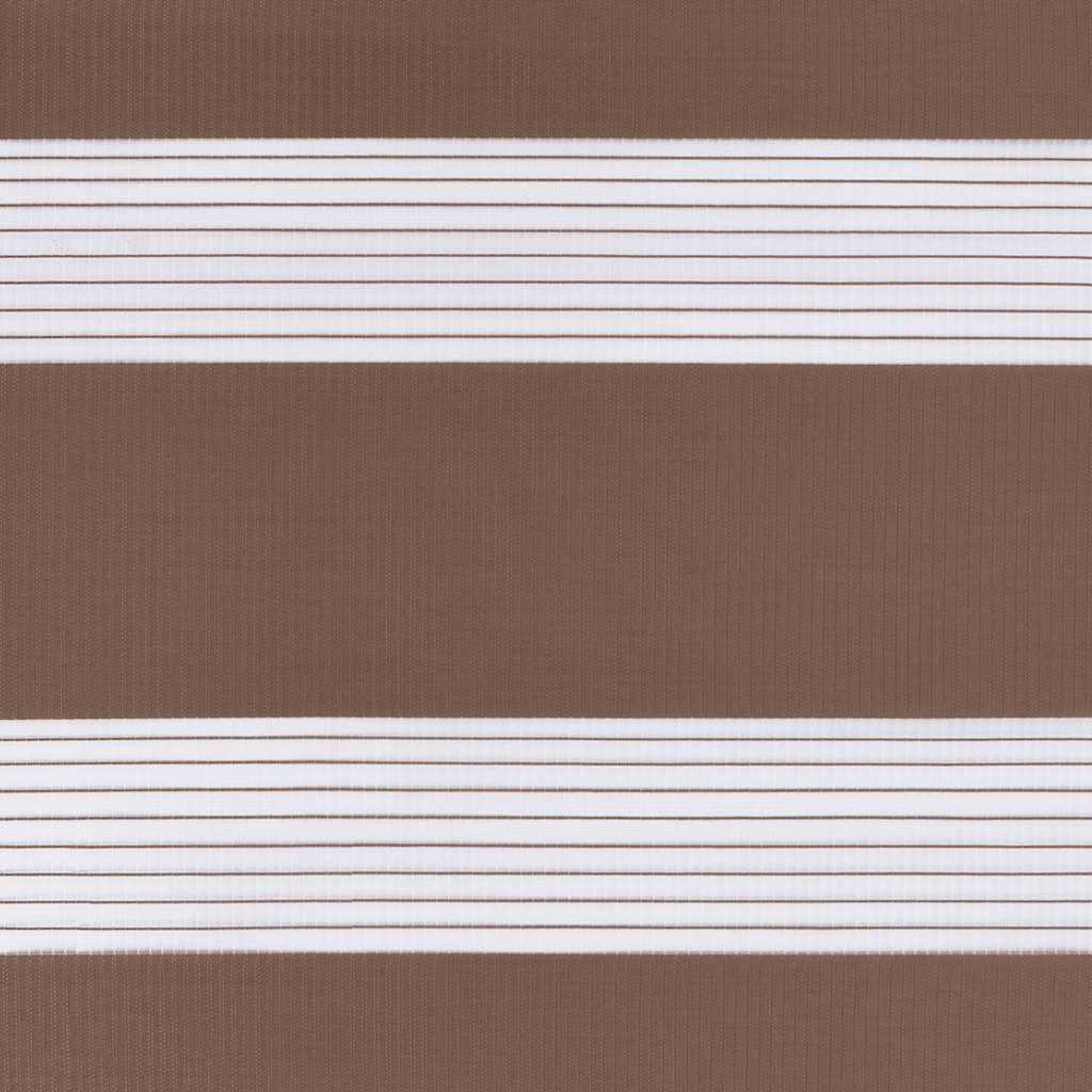 Zebra zavjesa Smeđa 75x100 cm Širina tkanine 70,9 cm Poliester