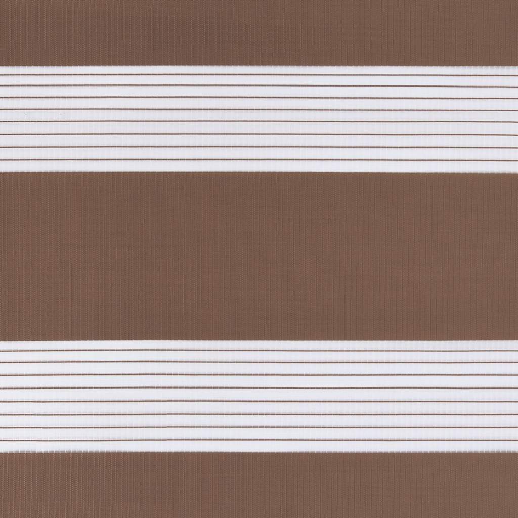 Zebra zavjesa Smeđa 85x200 cm Širina tkanine 80,9 cm Poliester