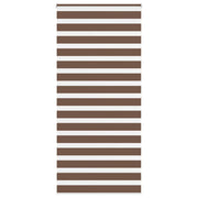 Zebra zavjesa Smeđa 115x200 cm Širina tkanine 110,9 cm Poliester