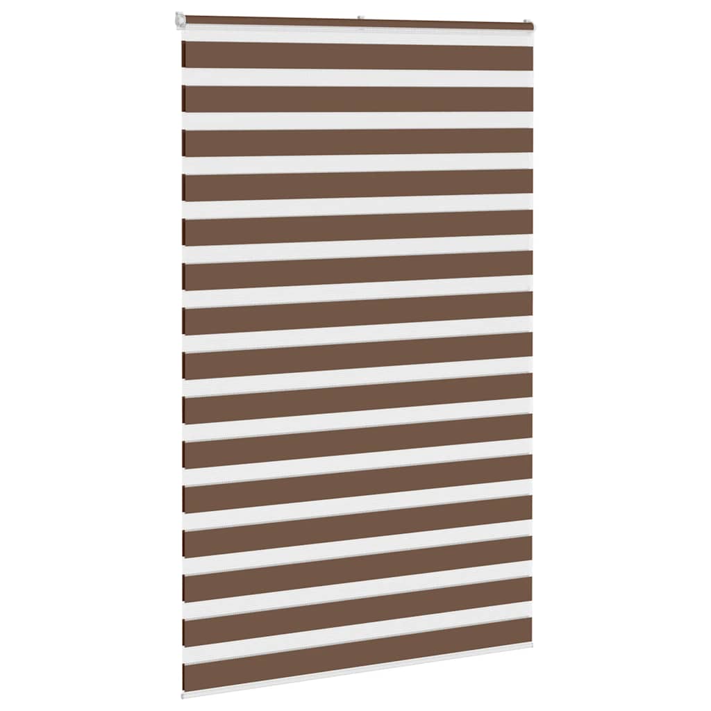 Zebra zavjesa Smeđa 140x200 cm Širina tkanine 135,9 cm Poliester
