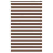 Zebra zavjesa Smeđa 140x230 cm Širina tkanine 135,9 cm Poliester