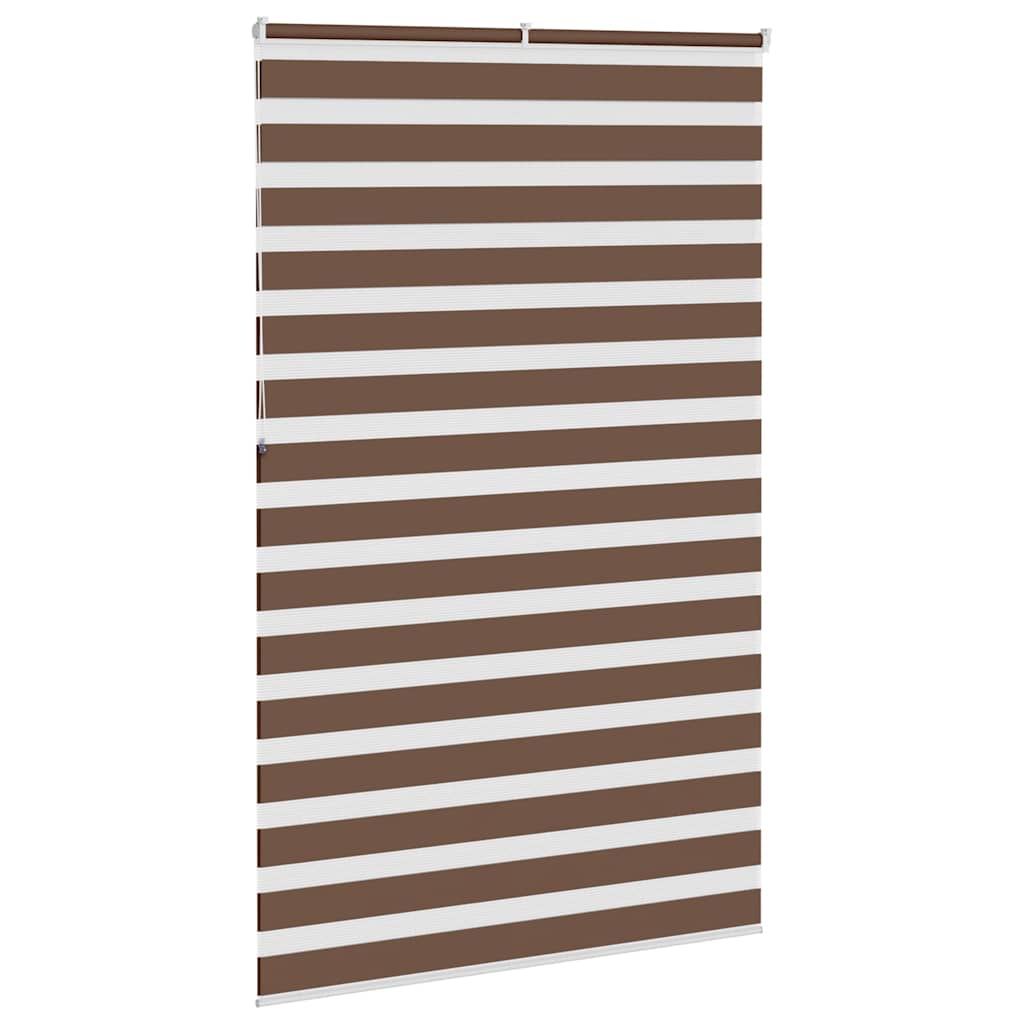 Zebra zavjesa Smeđa 145x230 cm Širina tkanine 140,9 cm Poliester