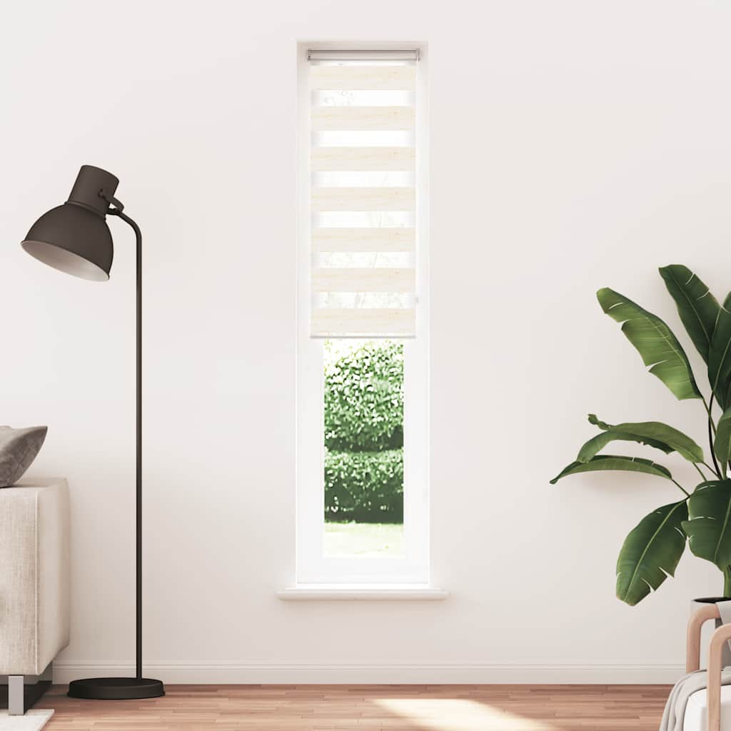 Zebra zavjesa Mramorna bež 40x200 cm Širina tkanine 35,9 cm Poliester