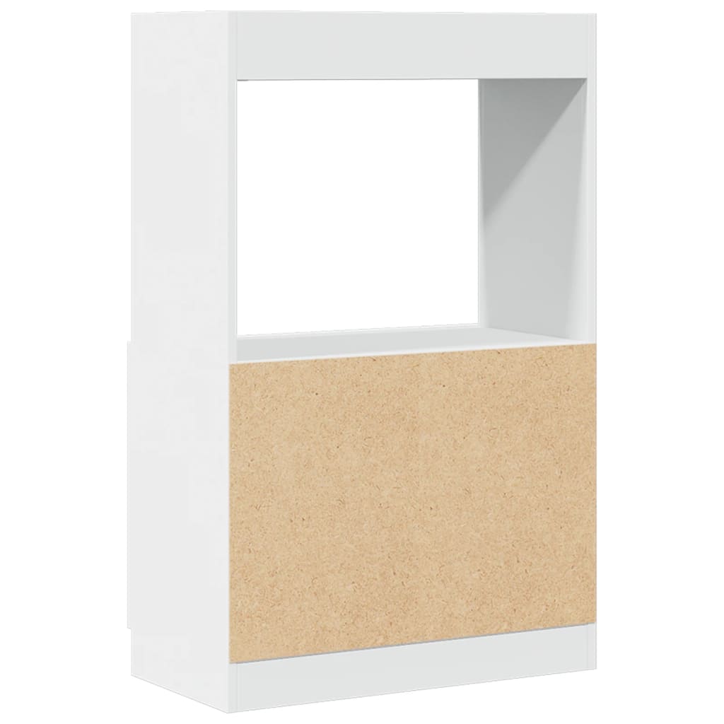Visoka komoda bijela 63x33x100 cm od konstruiranog drva