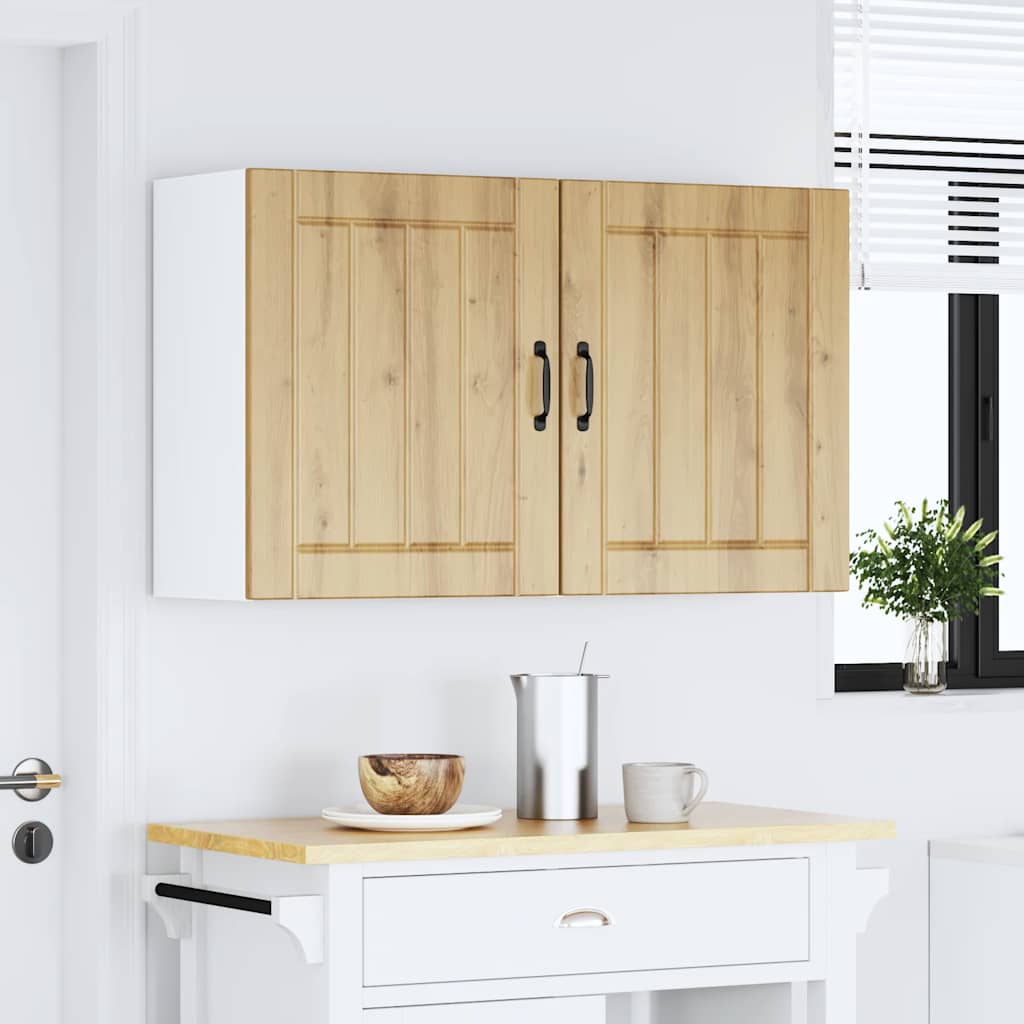 Zidni kuhinjski ormarići 2 kom Lucca Artisan hrast, inženjersko drvo