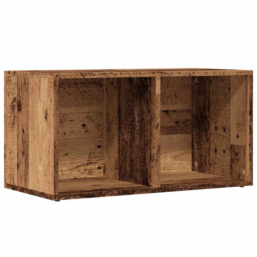 LP kutija za pohranu staro drvo 69,5x34x36 cm konstruirano drvo