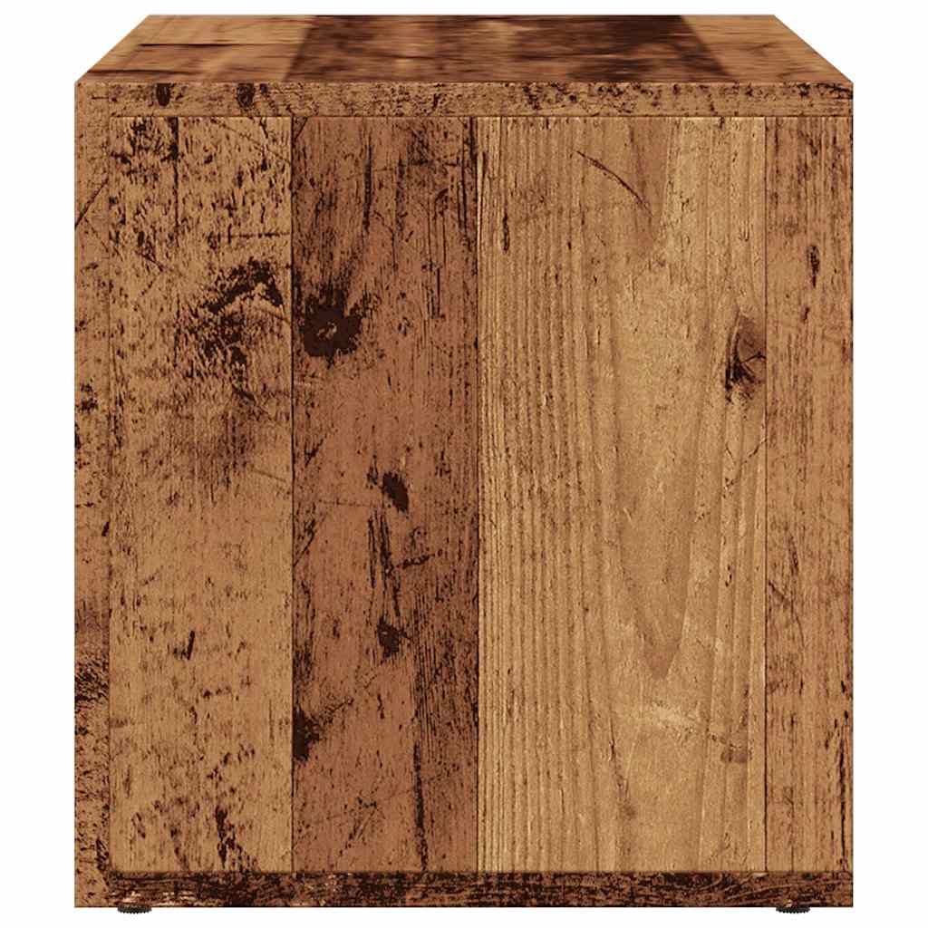 LP kutija za pohranu staro drvo 69,5x34x36 cm konstruirano drvo