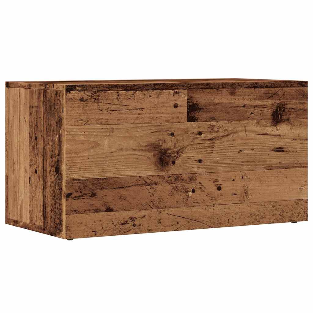 LP kutija za pohranu staro drvo 69,5x34x36 cm konstruirano drvo