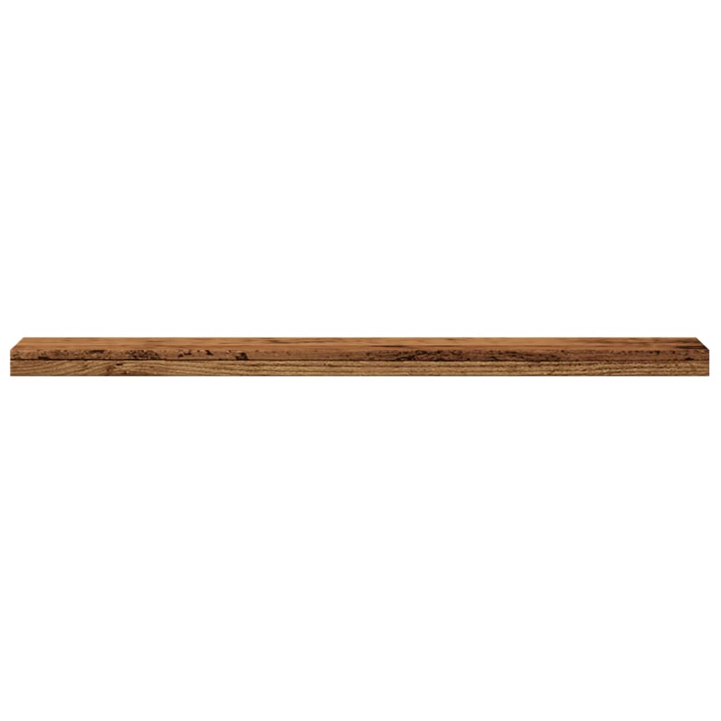 Zidne police 4kom boja staro drvo 40x10x1,5cm konstruirano drvo