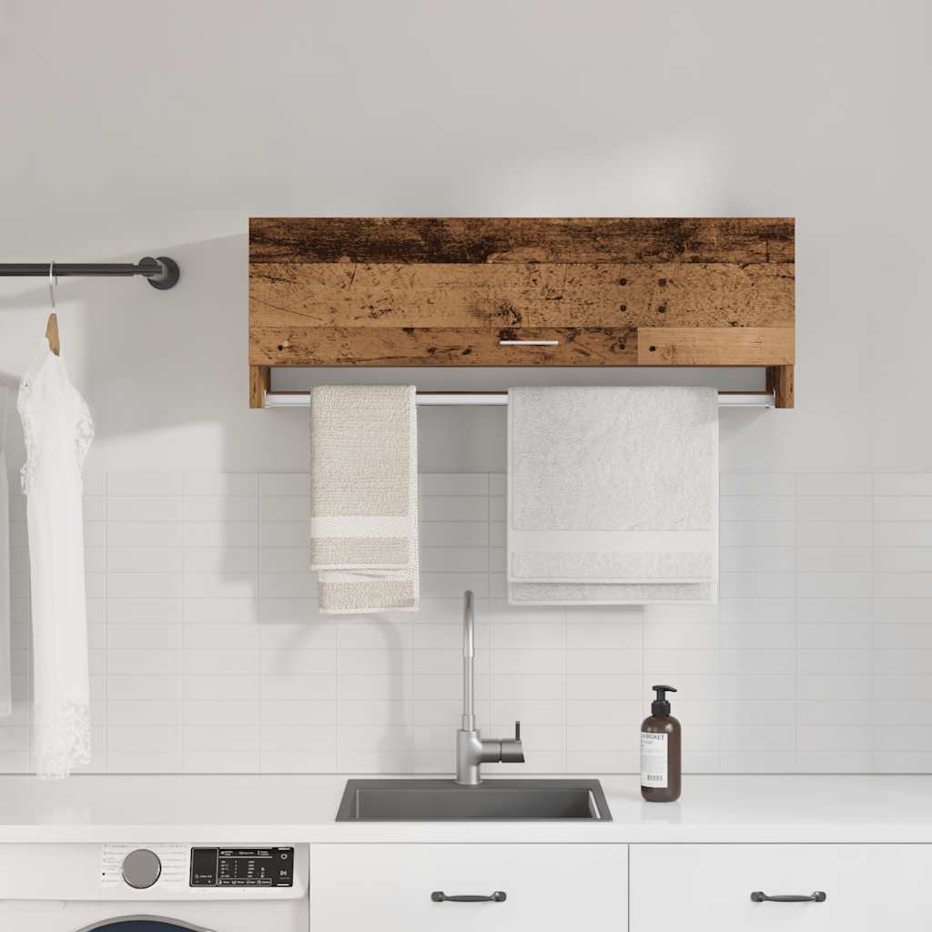 Ormar staro drvo 100x32,5x35 cm konstruirano drvo