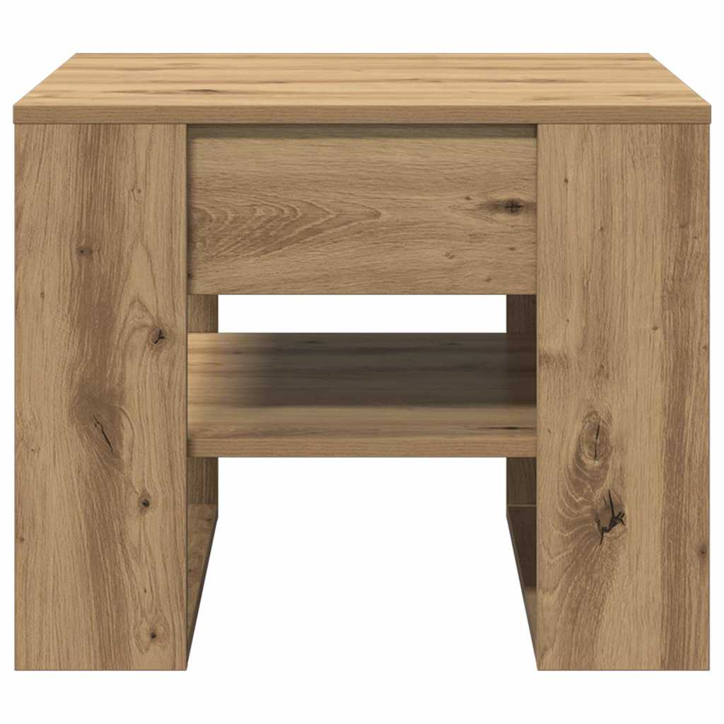 Stol za kavu Artisan hrast 55,5x55x45 cm izrađeno drvo