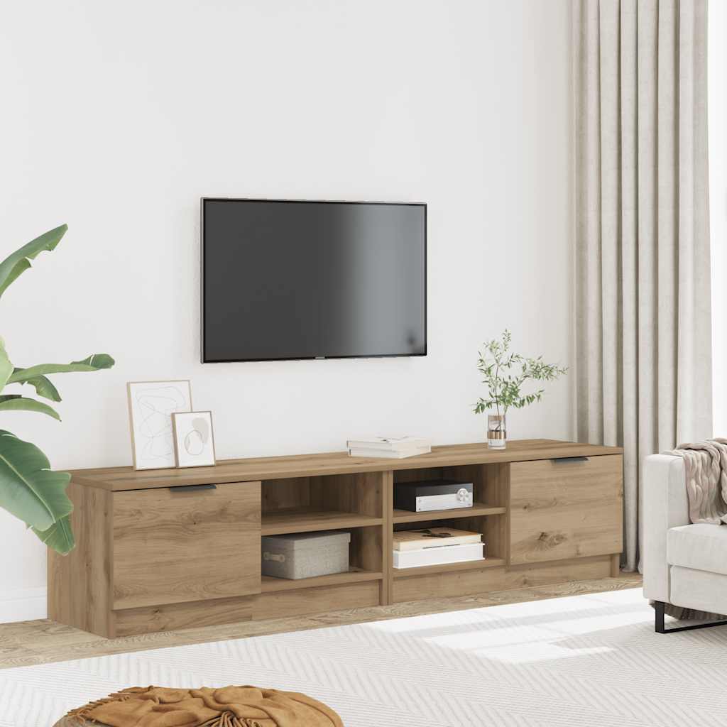 2-dijelni TV ormarić Artisan hrast 80x35x36,5 cm izrađeno drvo
