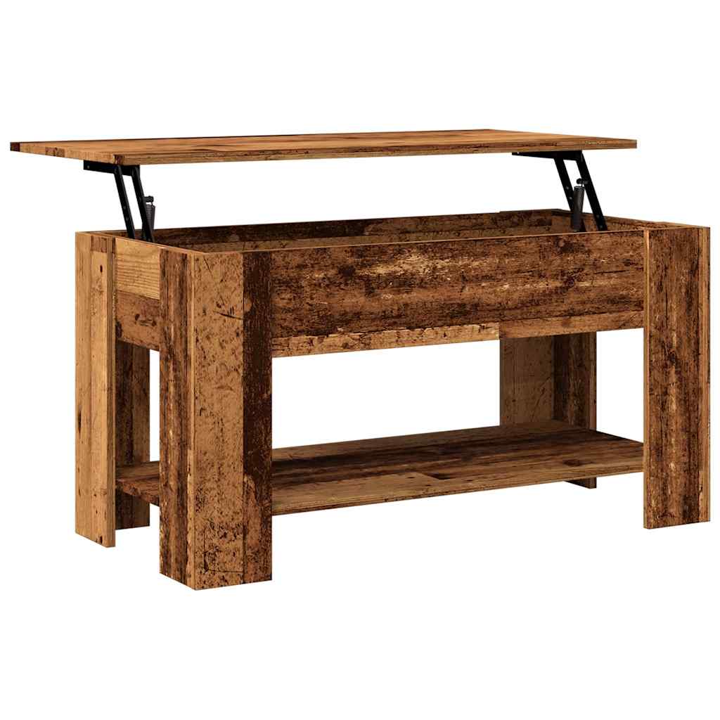 Stol za kavu staro drvo 101x49x52 cm konstruirano drvo