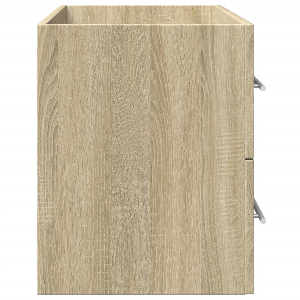 Ormarić za umivaonik boja drva 80x38,5x48 cm konstruirano drvo