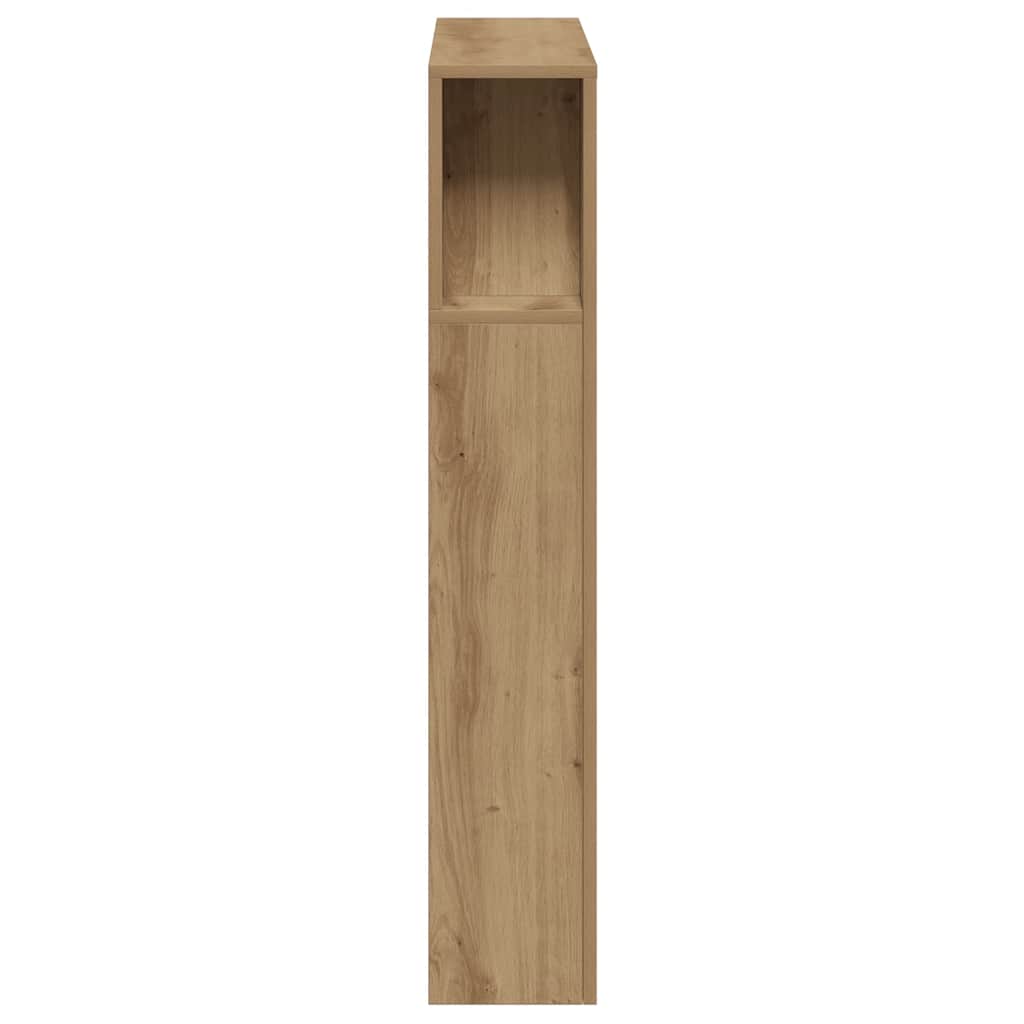 LED uzglavlje boja hrasta artisan 100x18,5x103,5 cm drveni