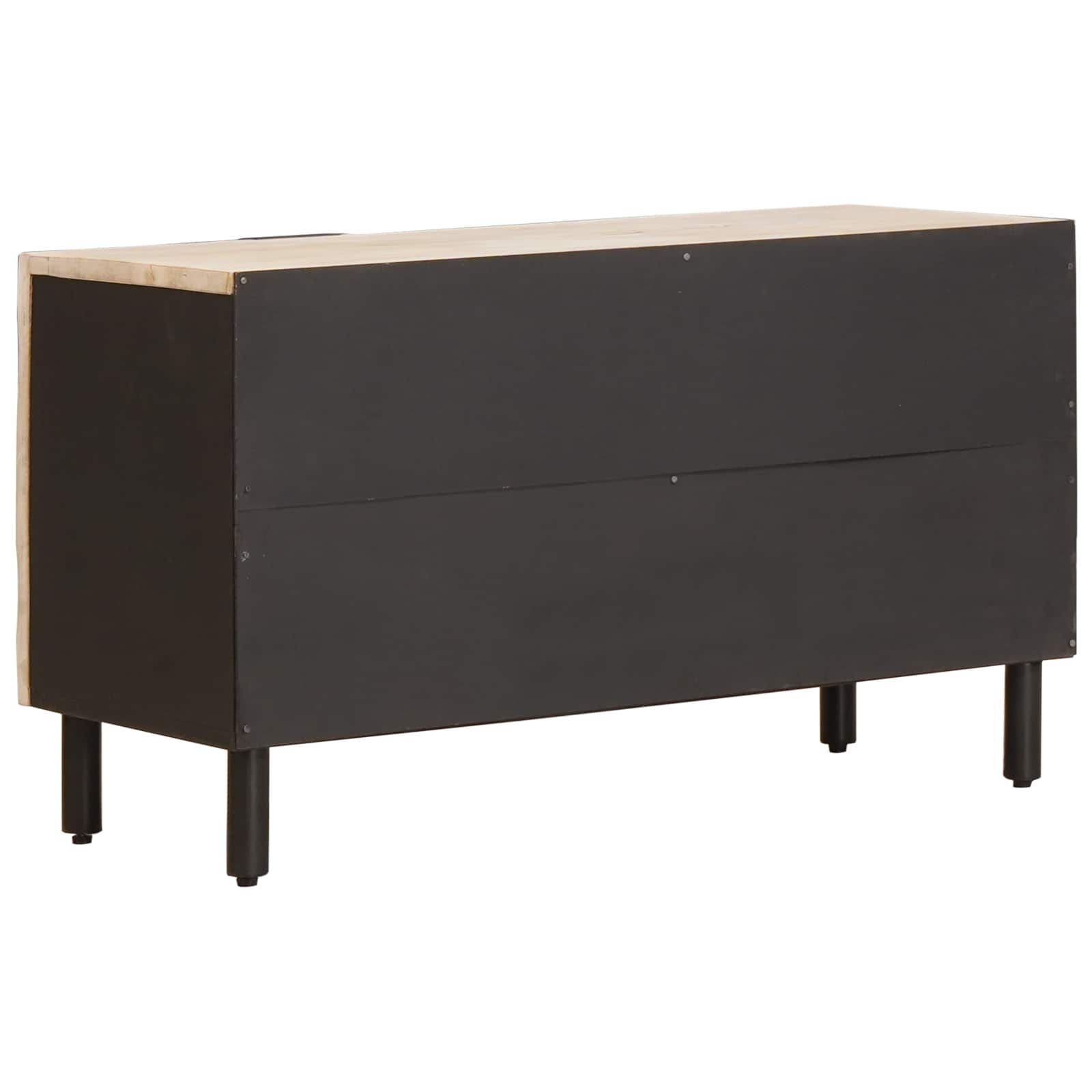 TV ormar Finš bijelog pranja 80 x 33 x 46 cm Čvrsto drvo manga