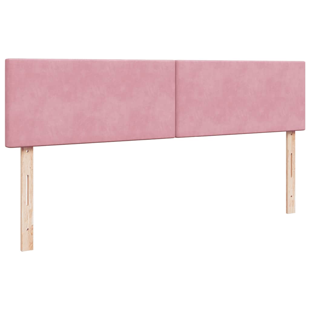 Ottoman krevet s madracem, ružičasti, 200x200 cm, baršun
