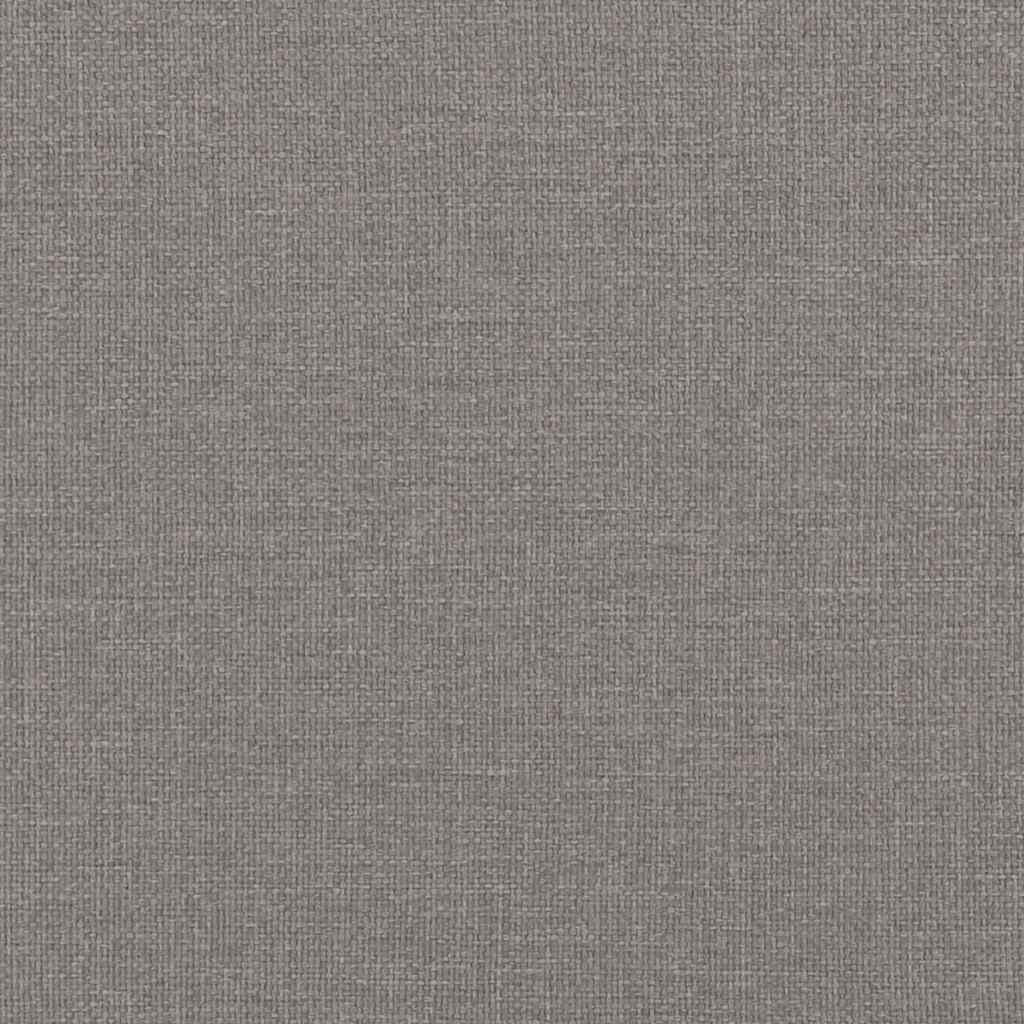 Ottoman krevet s madracima, taupe 160x200 cm, tkanina
