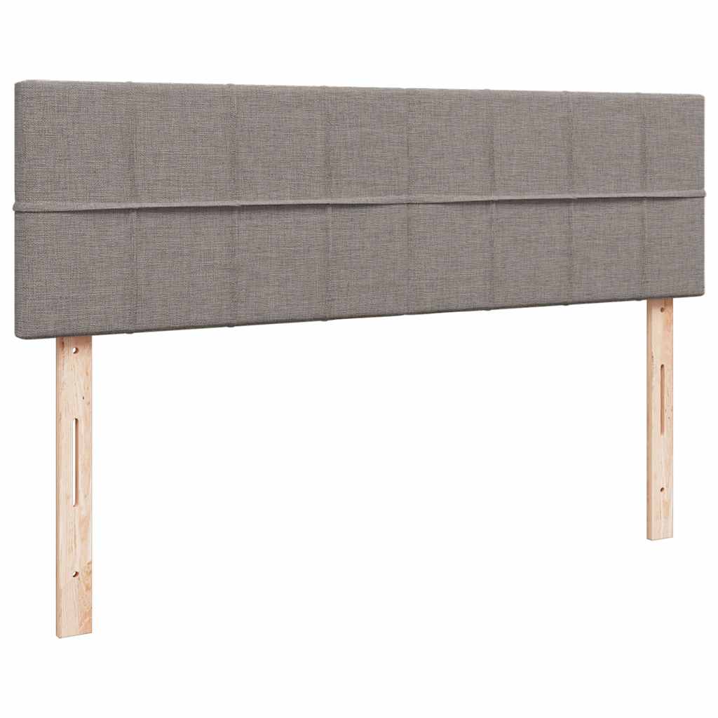 Ottoman krevet s madracima, taupe 160x200 cm, tkanina
