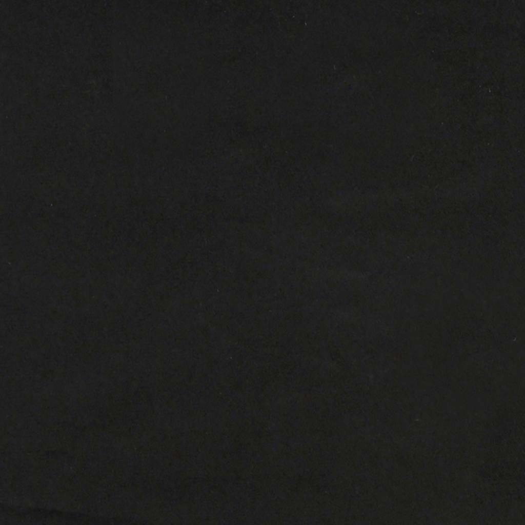 Ottoman krevet s madracima crni 140x200 cm baršun