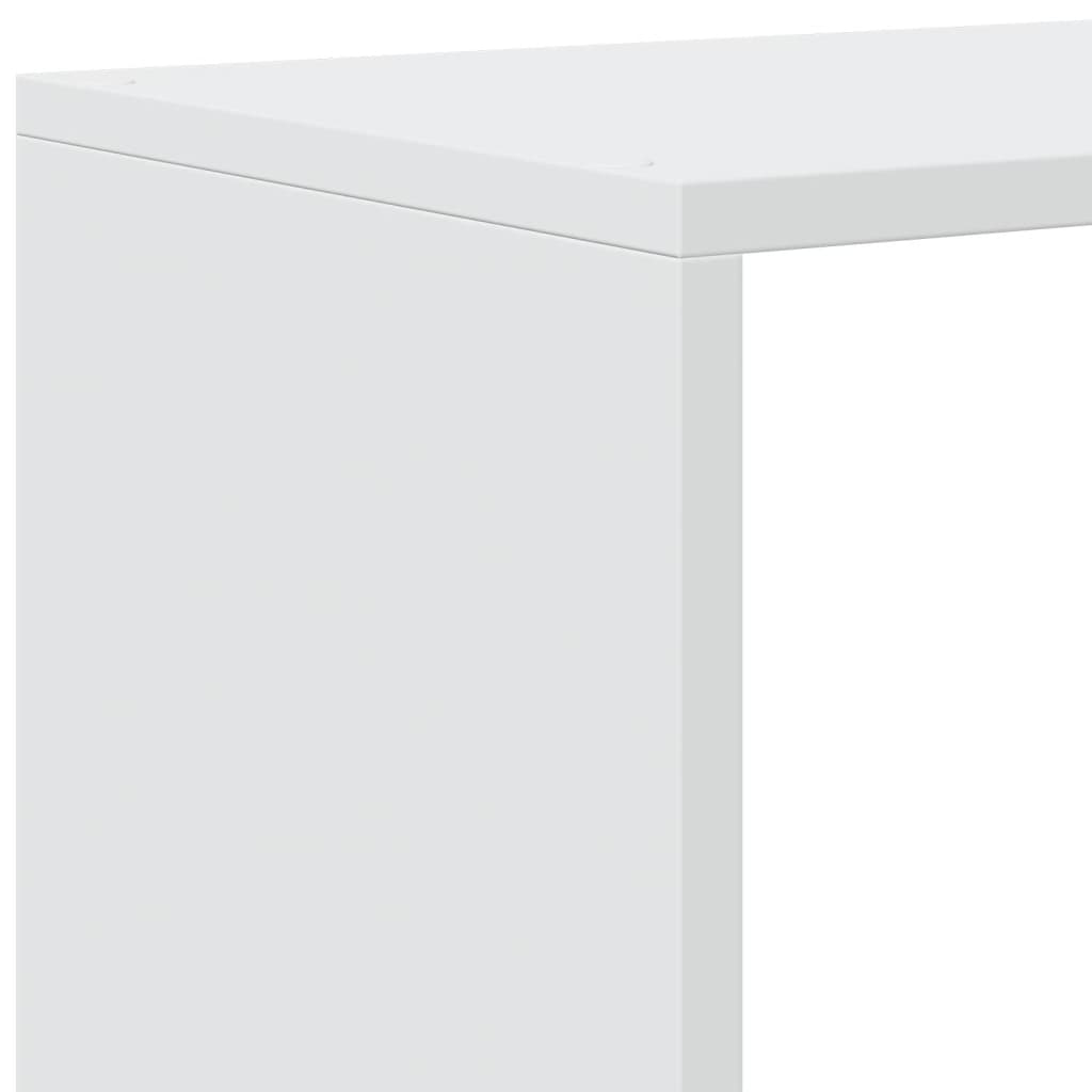 Pregrada za sobe s 3 etaže, bijela, 99x29x99 cm, od inženjerskog drva