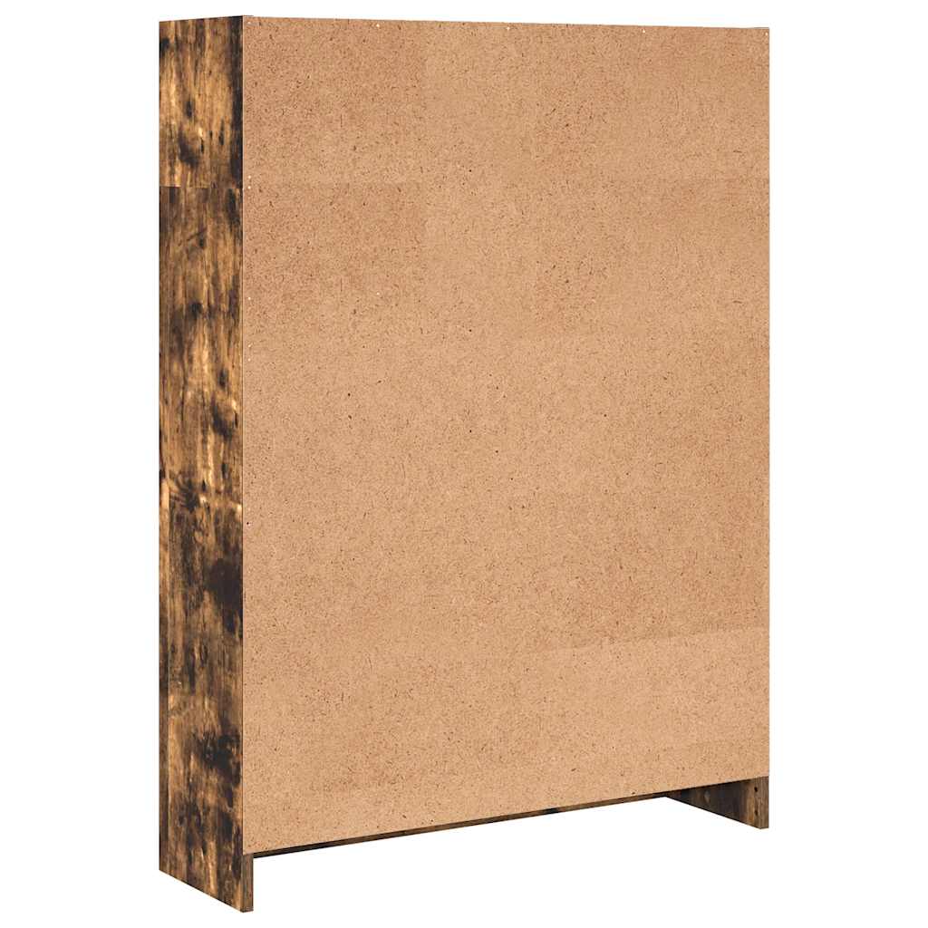 Regal za knjige boja hrasta 80x24x109 cm konstruirano drvo
