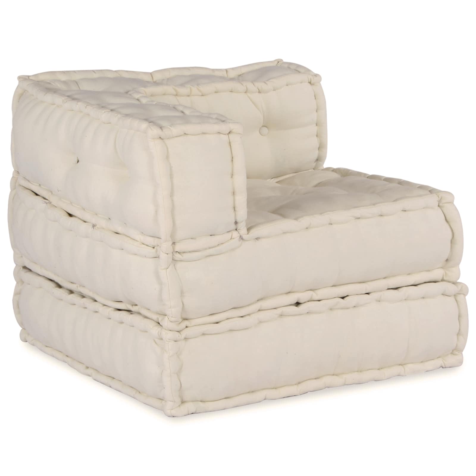 Modularna sofa 3 pcs Krem Tkanina