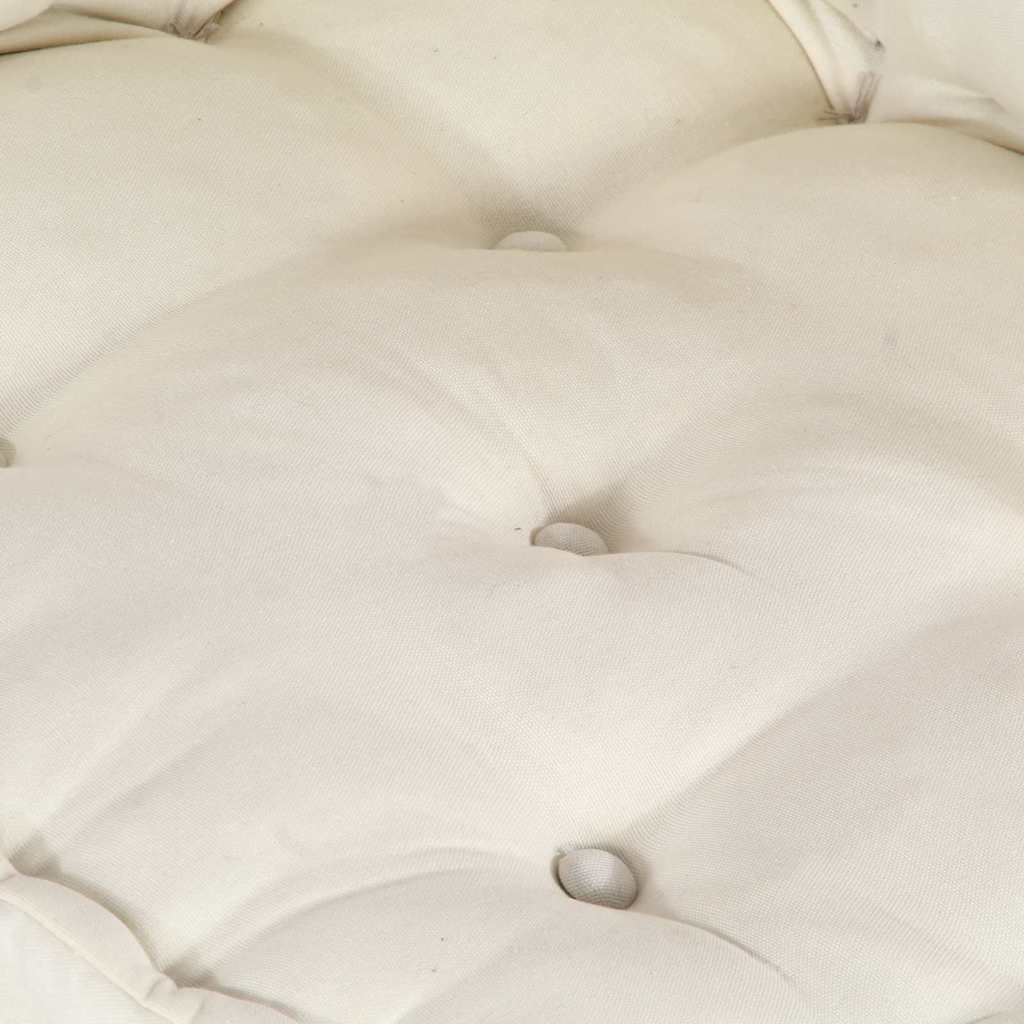 Modularna sofa 2 pcs Krem 140 x 70 x 36 cm Tkanina