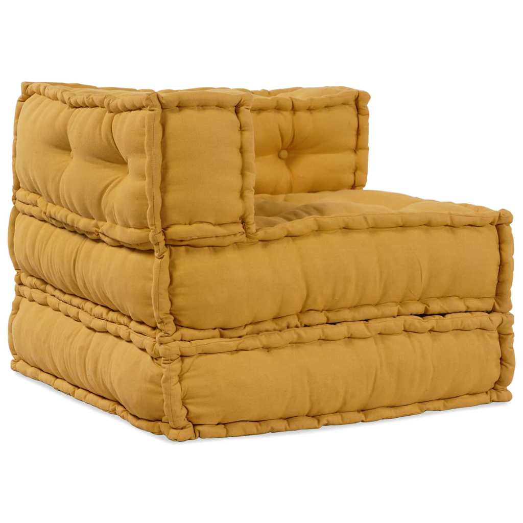 Modularna sofa 3 pcs Žuta Tkanina