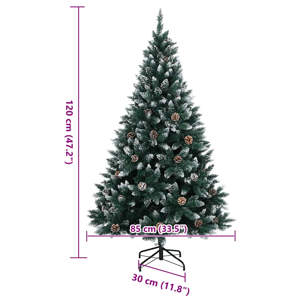 Umjetno božićno drvce sa 150 LED žarulja 120 cm