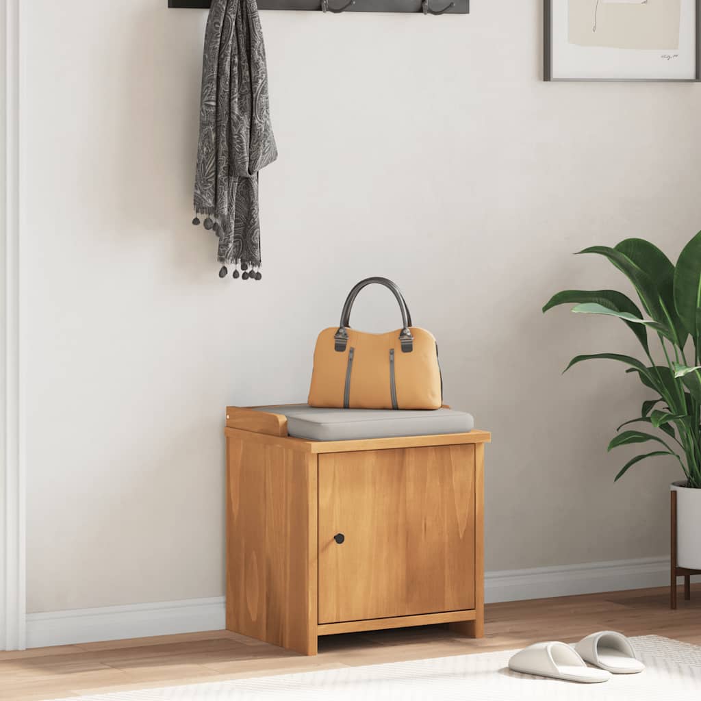 Klupa za hodnik SANDNES 45x40x50 cm Masivno drvo Bor