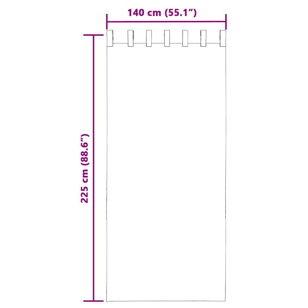 Voile zavjese s petljama 2 kom svijetlo ružičaste 140x225 cm