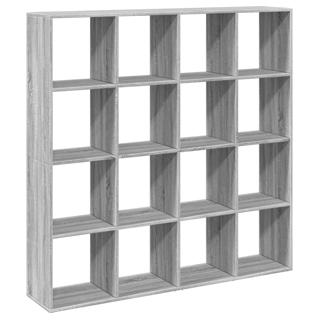 Ormarić z knjige boja hrasta 137,5x29x137,5cm konstruirano drvo