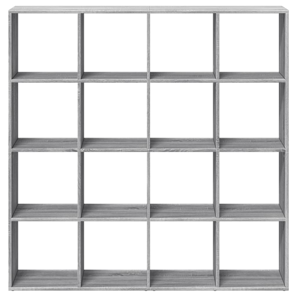 Ormarić z knjige boja hrasta 137,5x29x137,5cm konstruirano drvo