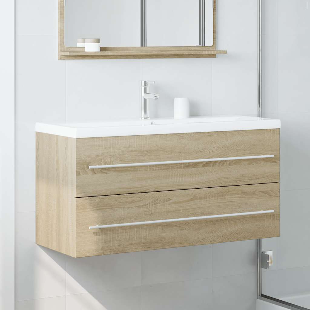 Ormarić za umivaonik boja hrasta sonome 100x38,5x48 cm iverica