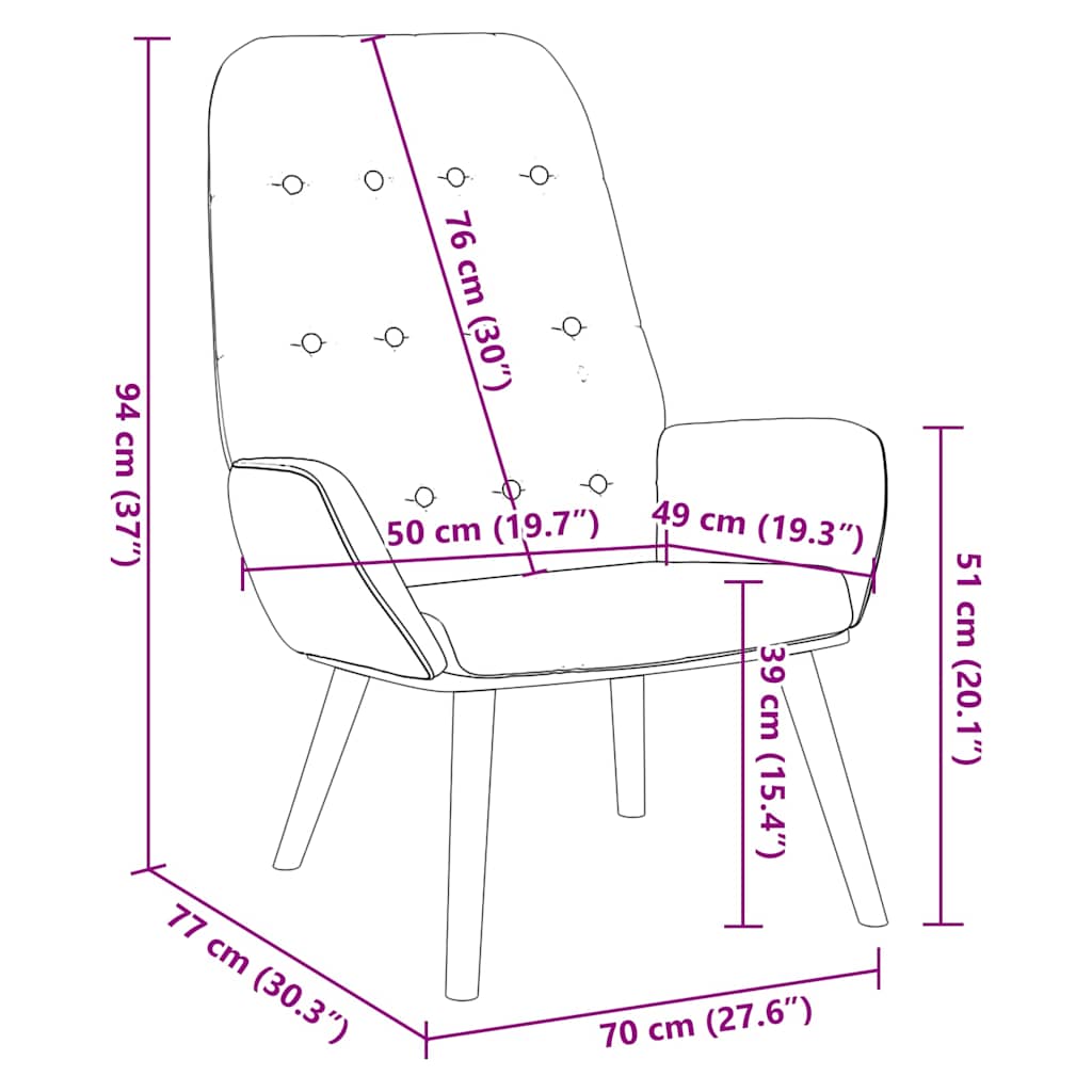 Opuštajuća fotelja, tkanina, vino crvene boje